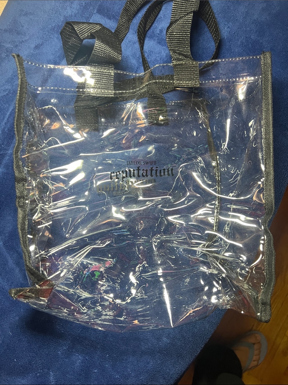 NWOT Taylor Swift Reputation Stadium Tour Clear Bag